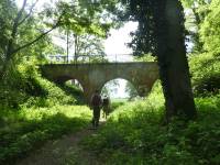 Unterf&uuml;hrung oberhalb der Binner Schlucht 