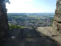 Blick von der F&uuml;rstenzinne auf Bodenwerder