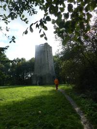 Bismarckturm in Sicht