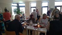 gem&uuml;tliches Kaffeetrinken im B&uuml;rgerhaus