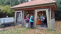 Rast an der H&uuml;tte beim Bremsschacht